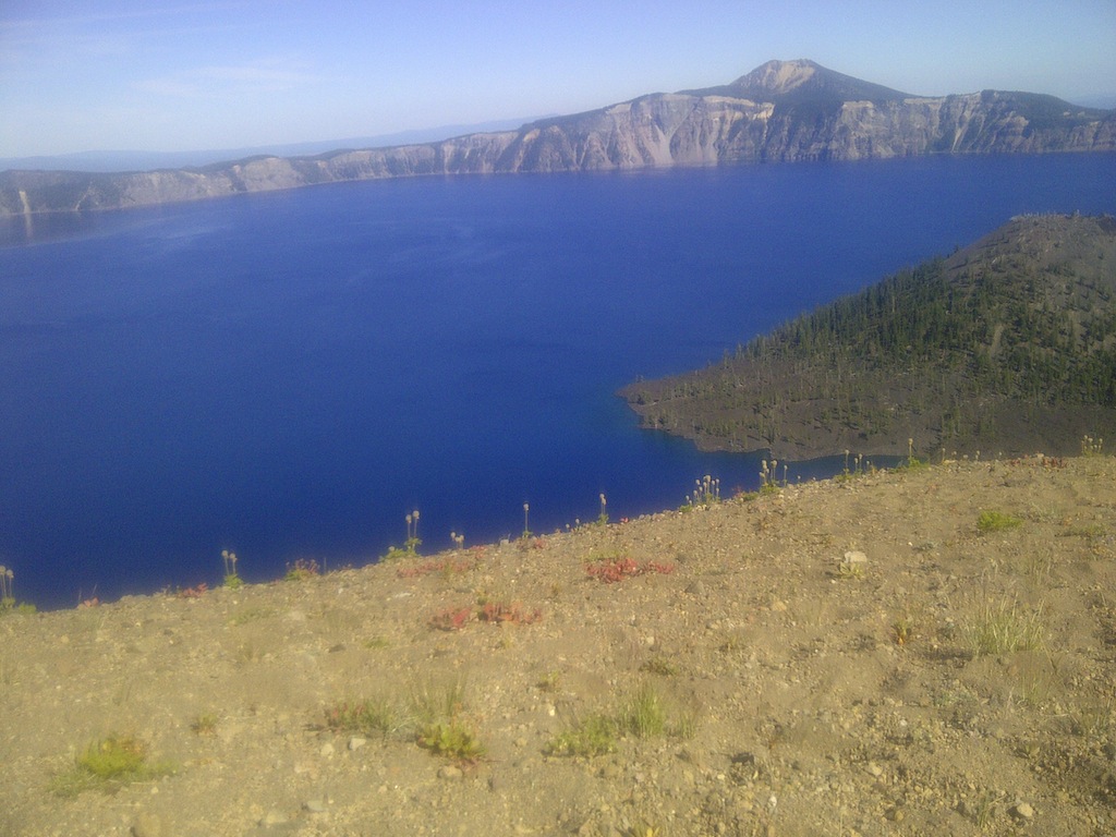 crater lake, rim village, oregon, usa