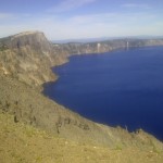 crater lake, rim village, oregon, usa