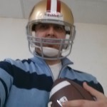 Liv with San Francisco 49ers NFL helmet20121217_185102 Liv with San Francisco 49ers NFL helmet